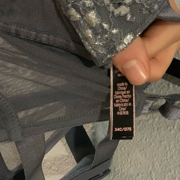 Grey Victoria’s Secret Cage Lingerie, 34C - Picture 3 of 4